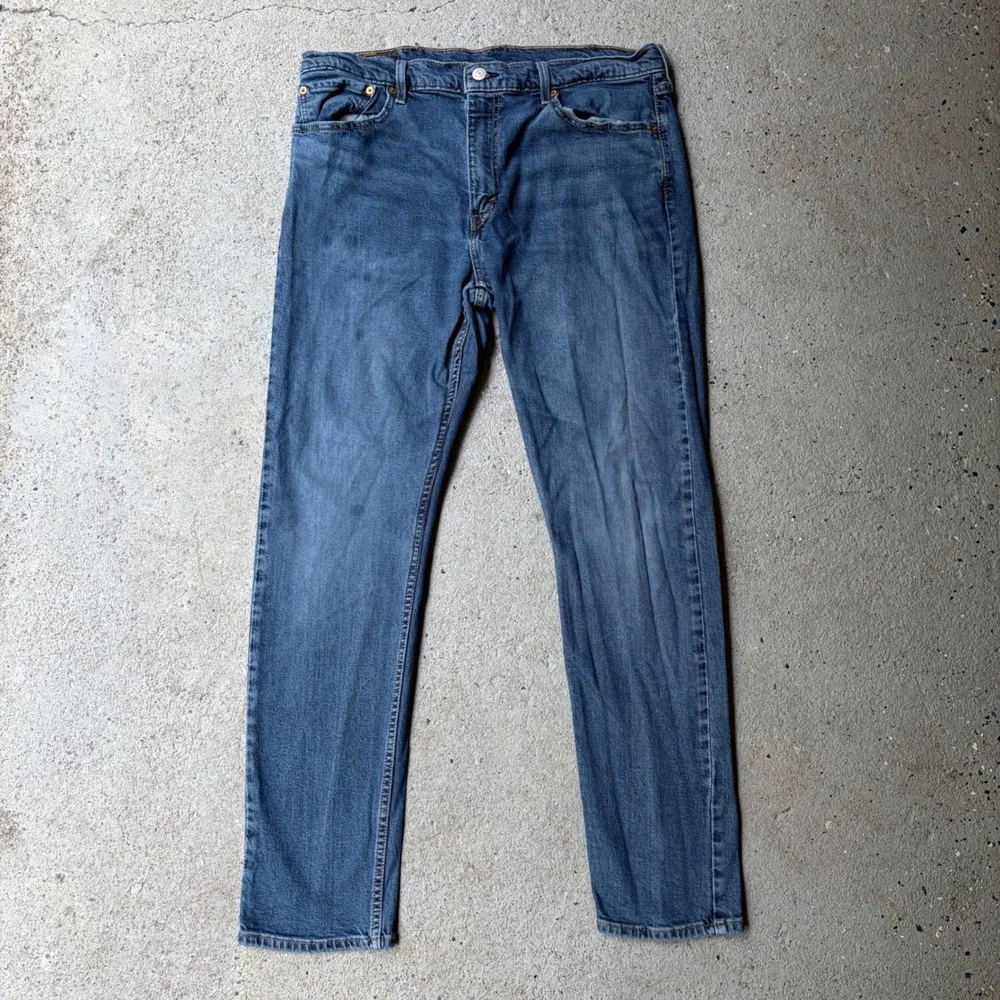 Levis 512 Slim Taper Mens Jeans 38x32 Medium Wash Blue Denim 28833-0765